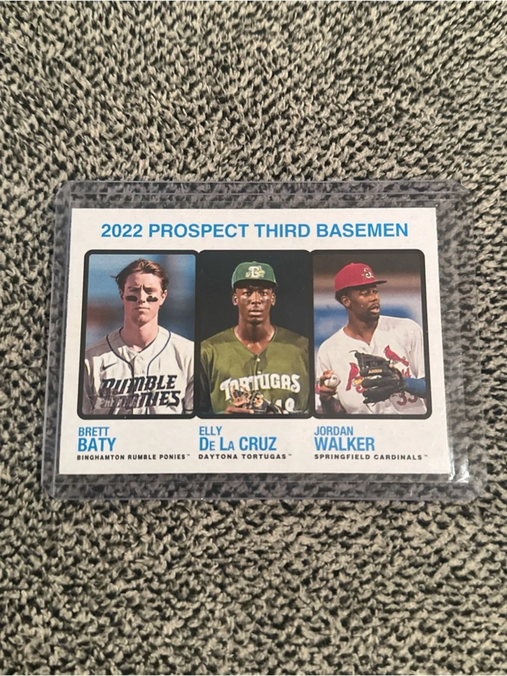 De La Cruz/Baty/Walker Rookie Card - Picture 1 of 2
